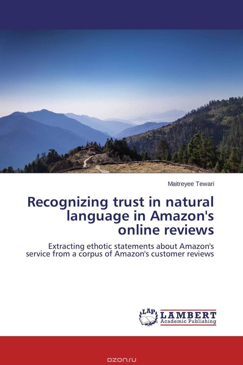 Recognizing trust in natural language in Amazon's online reviews