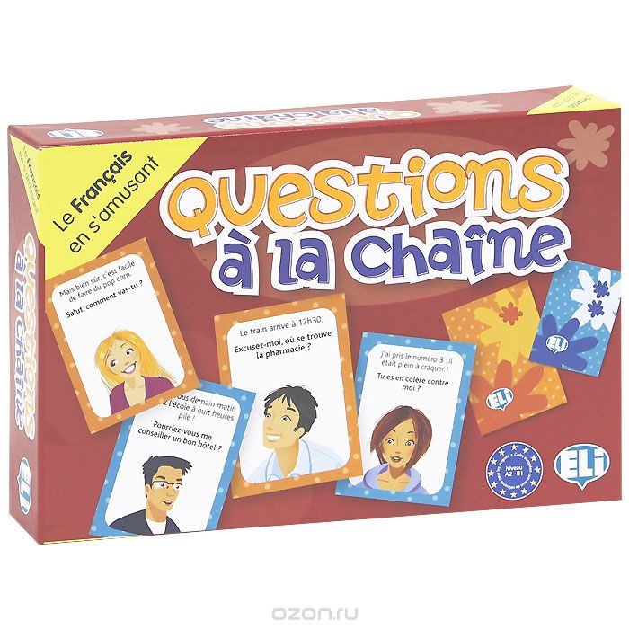 Questions a la chaine (набор из 132 карточек)