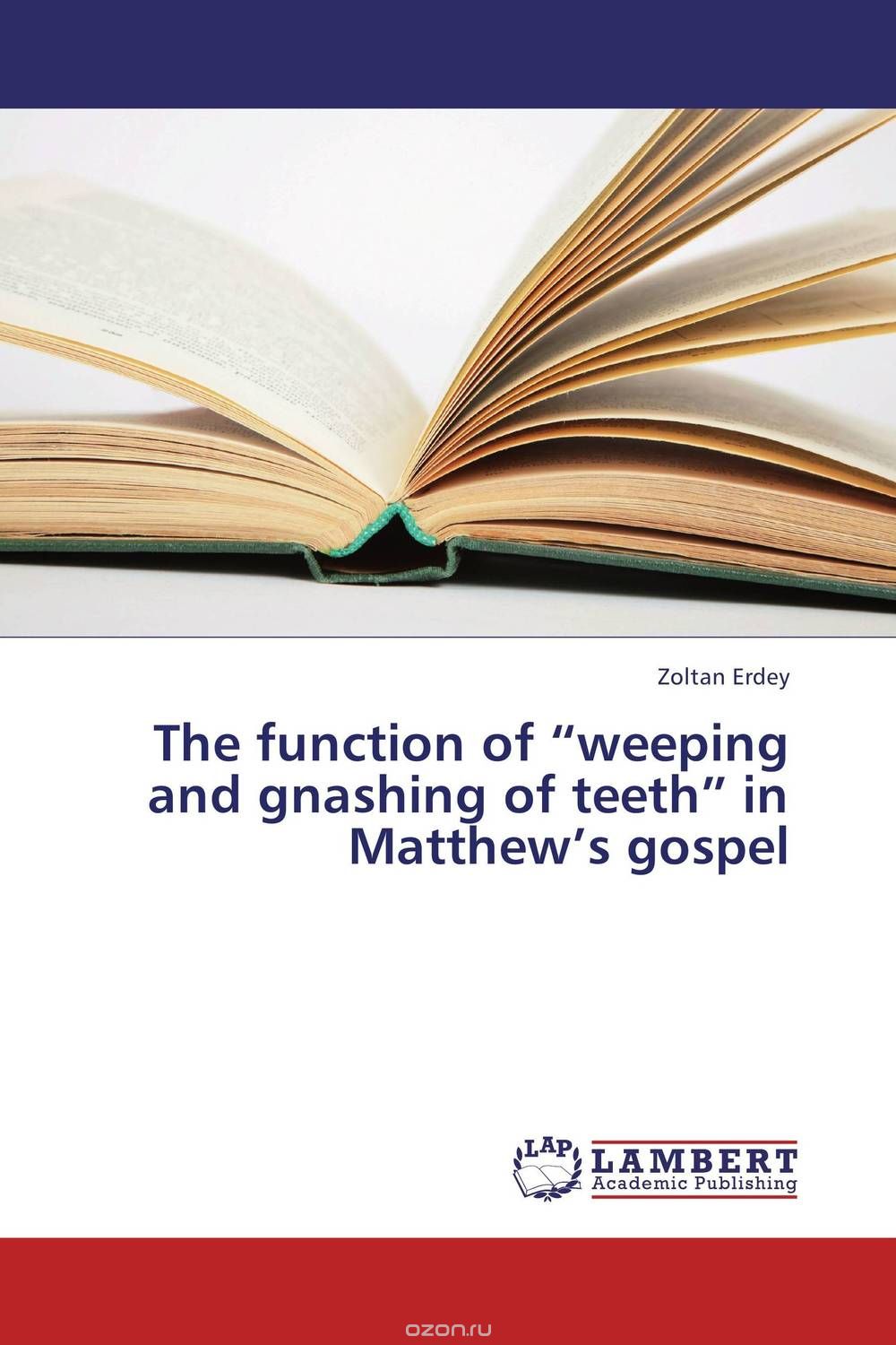 Скачать книгу "The function of “weeping and gnashing of teeth” in Matthew’s gospel"