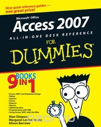 Microsoft® Office AccessTM 2007 All–in–One Desk Reference For Dummies®