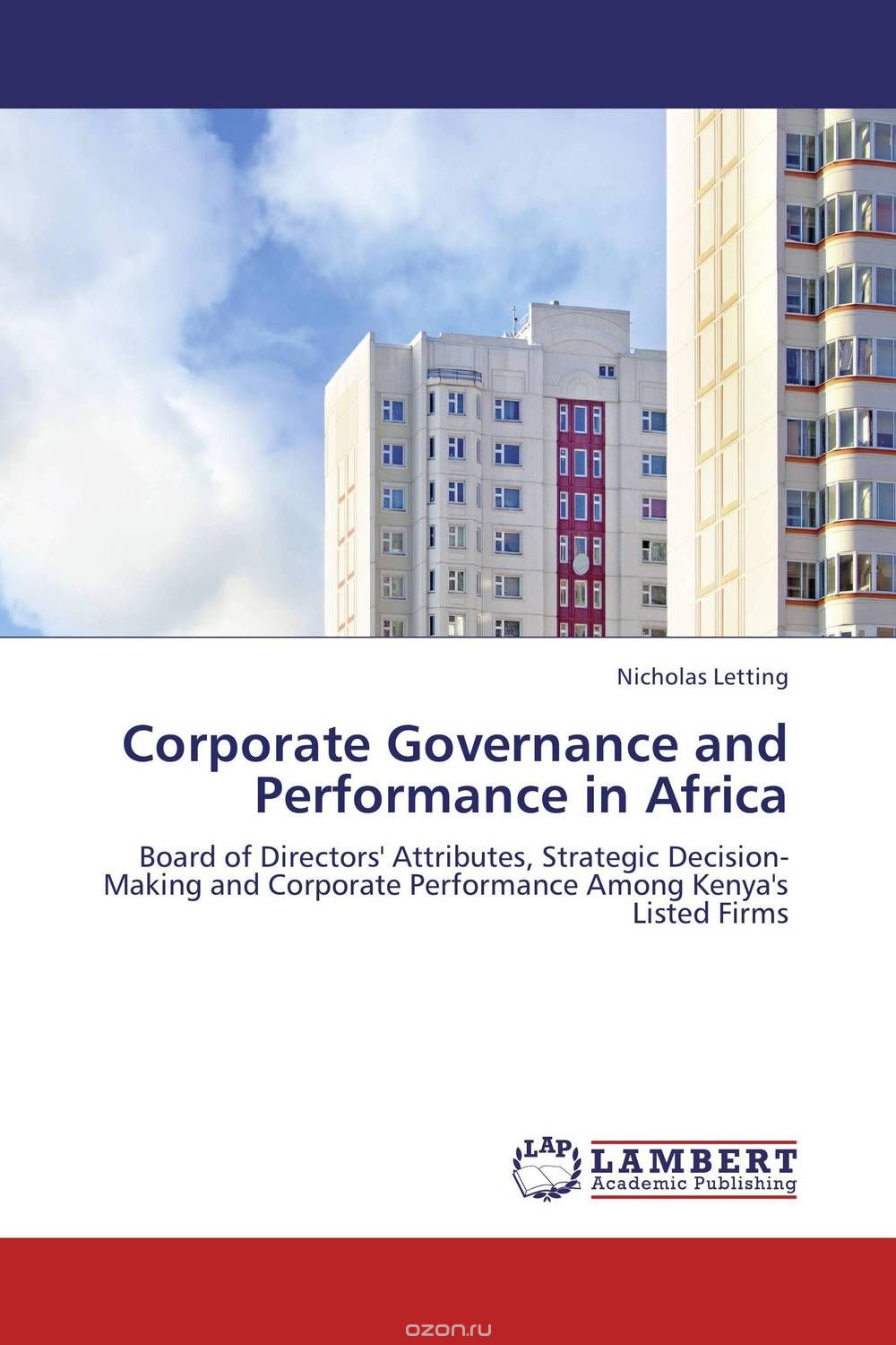 Скачать книгу "Corporate Governance and Performance in Africa"