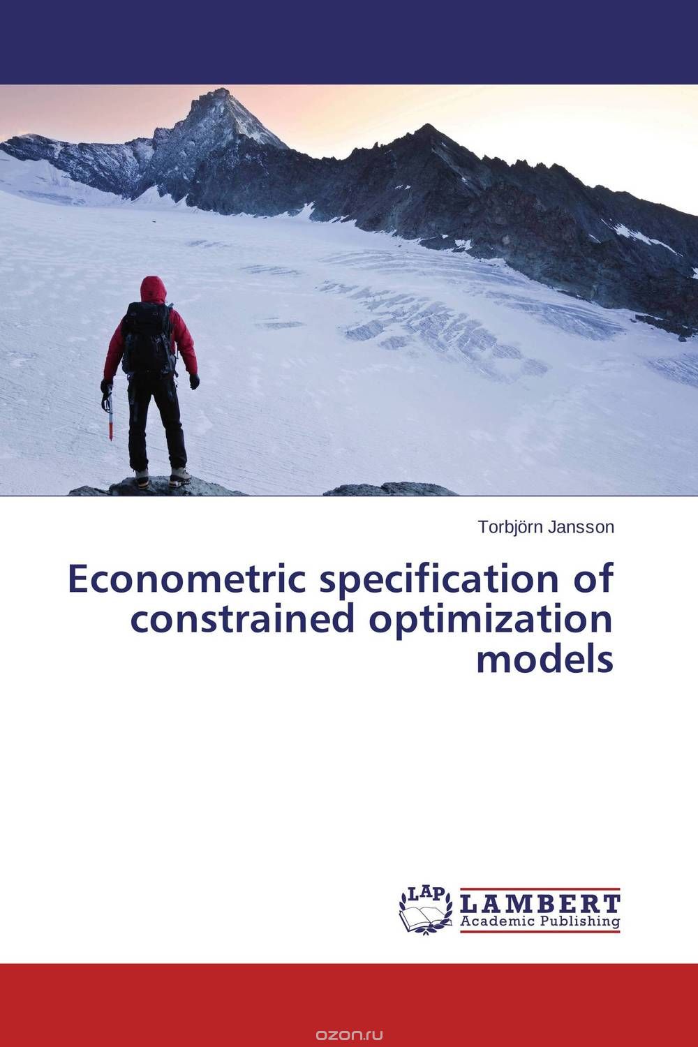 Econometric specification of constrained optimization models